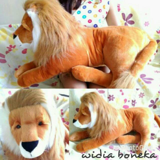 Boneka Singa / Macan Jumbo 1 Meter