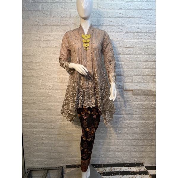 Kebaya Kartini. Tulle Mutiara. Kebaya Busui. Kebaya Pesta Modern-Coksu