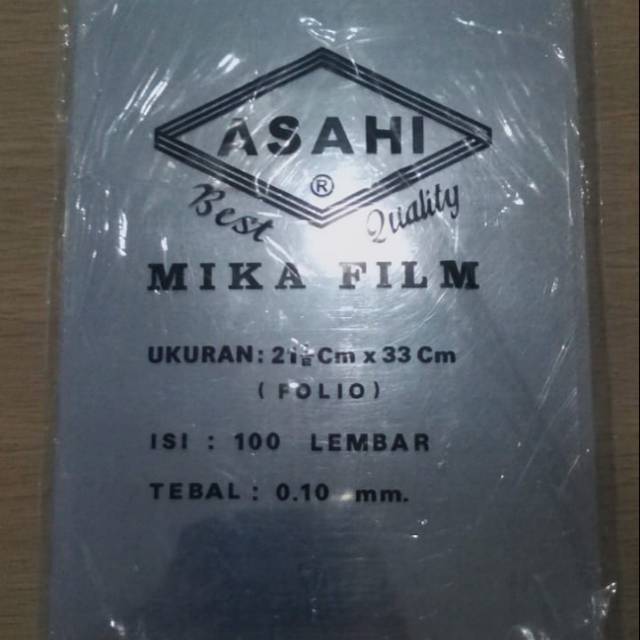 

Mika jilid Asahi 1.0 micron