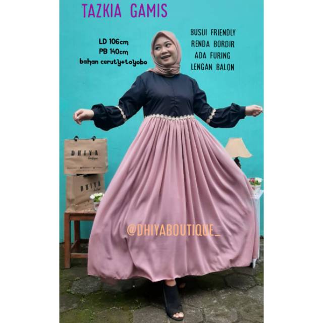 Gamis Tazkia Tuyobo mix Ceruty