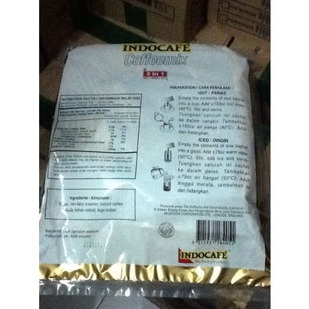 

ds011css Indocafe Coffemix 3 In 1 Ds20X11