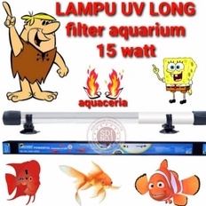 lampu uv kolam aquarium recent long 15 watt