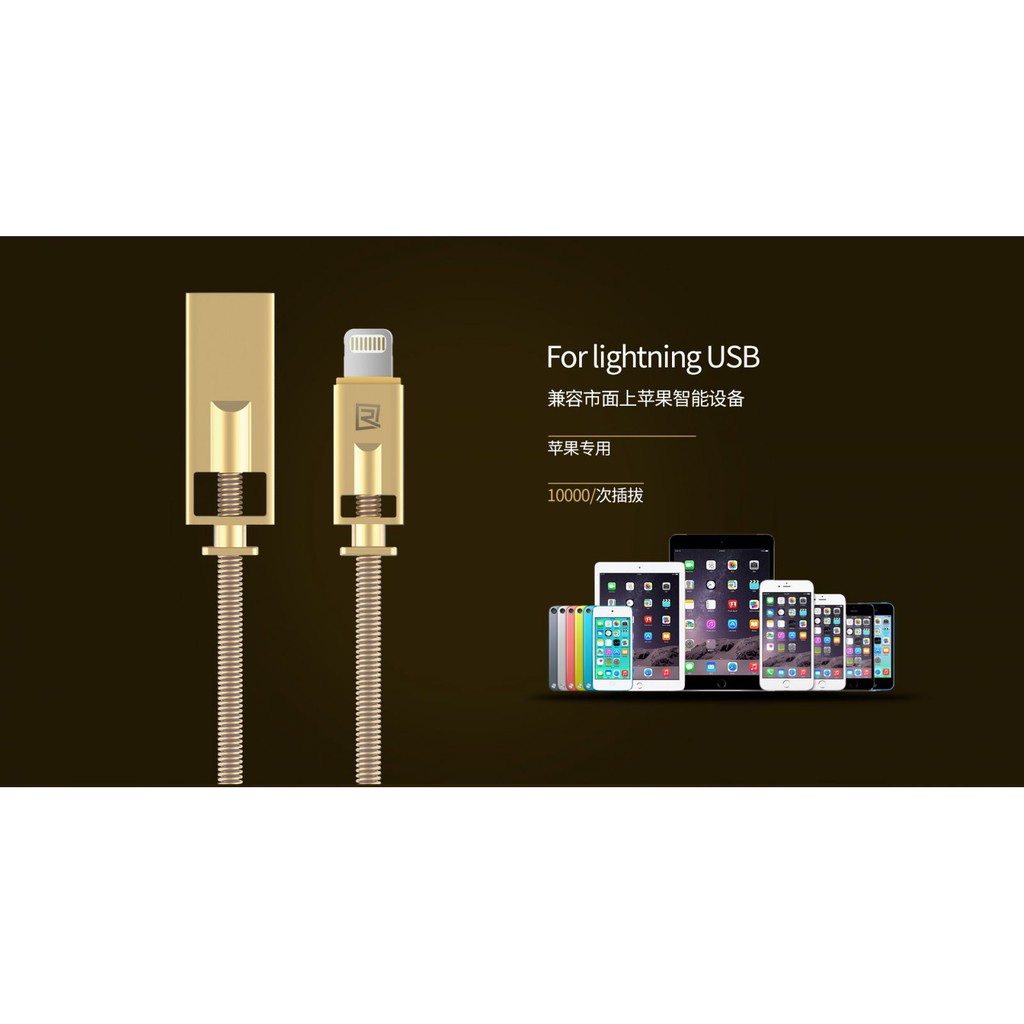 Remax Lightning Royalty Series Cable / Kabel Rc 056i For Iphone Fast Charge and Data Cable