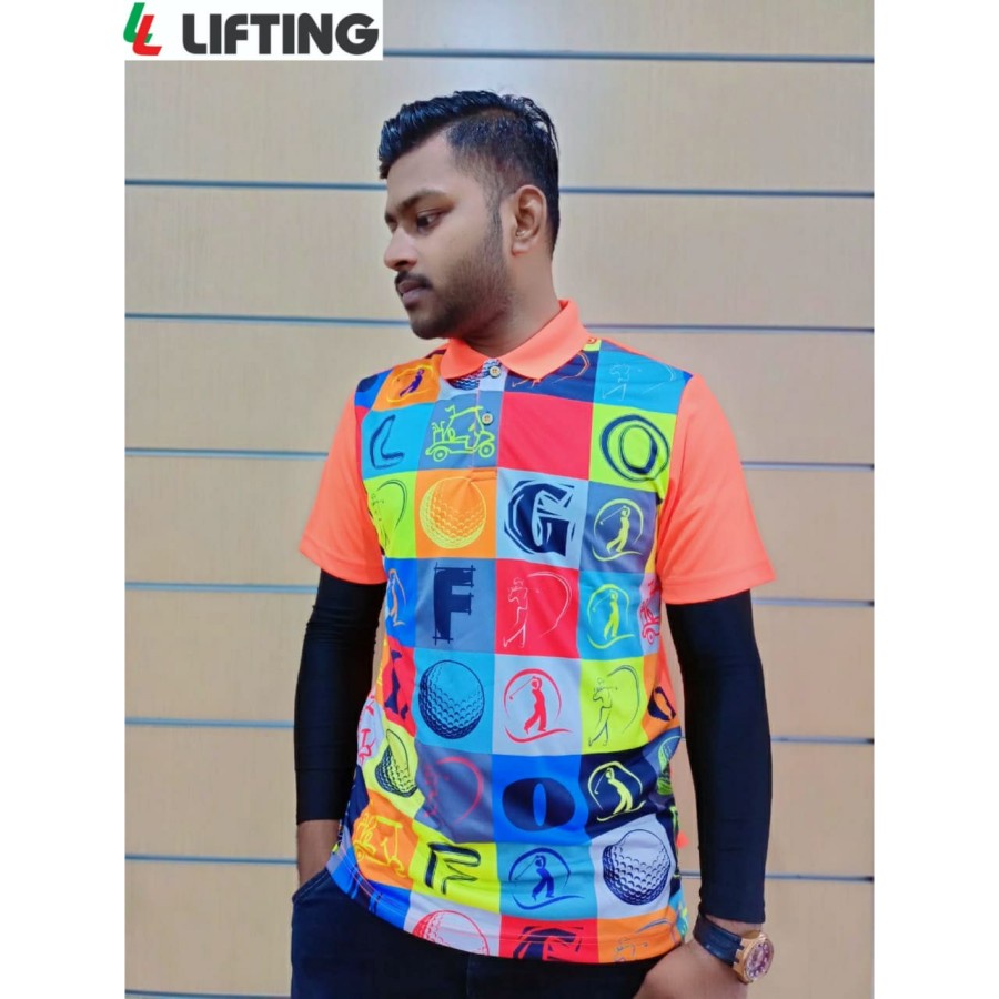 BAJU OLAHRAGA DRIFIT LIFTING STRIKE PRINTING/ KAOS OLAHRAGA DRIFIT
