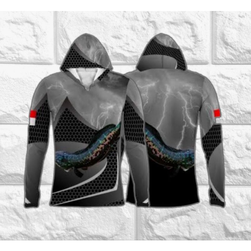 Baju Kaos Jersey Mancing (Free Desain, Nama dan Logo)