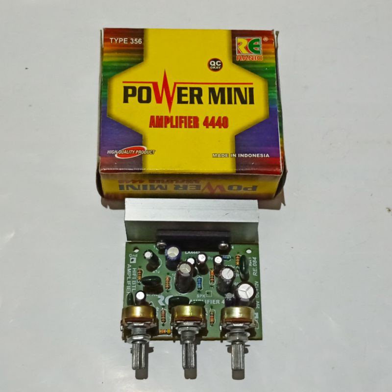 KIT Power Amplifier Mini BTL IC LA4440