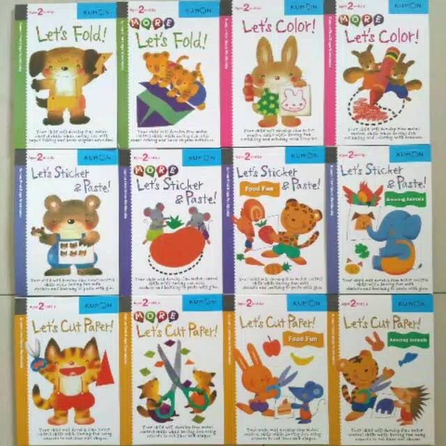 

**BIG SALE!!** KUMON series Fold Color Sticker Cut