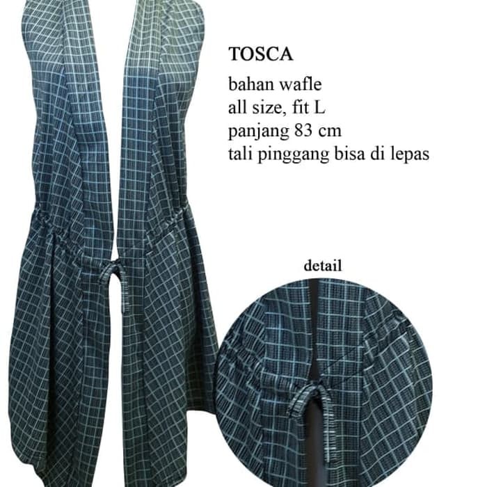 Cardigan Outer Wanita - Hijau Tosca Best Quality