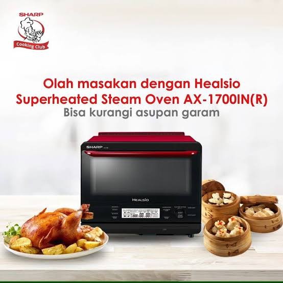 SHARP Healsio AX-1700IN(R) SUPERHEATED STEAM OVEN