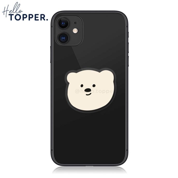 Pop Socket Akrilik Cute Bear | Socket HP Beruang | Pop Stand Socket helloto99 Murah