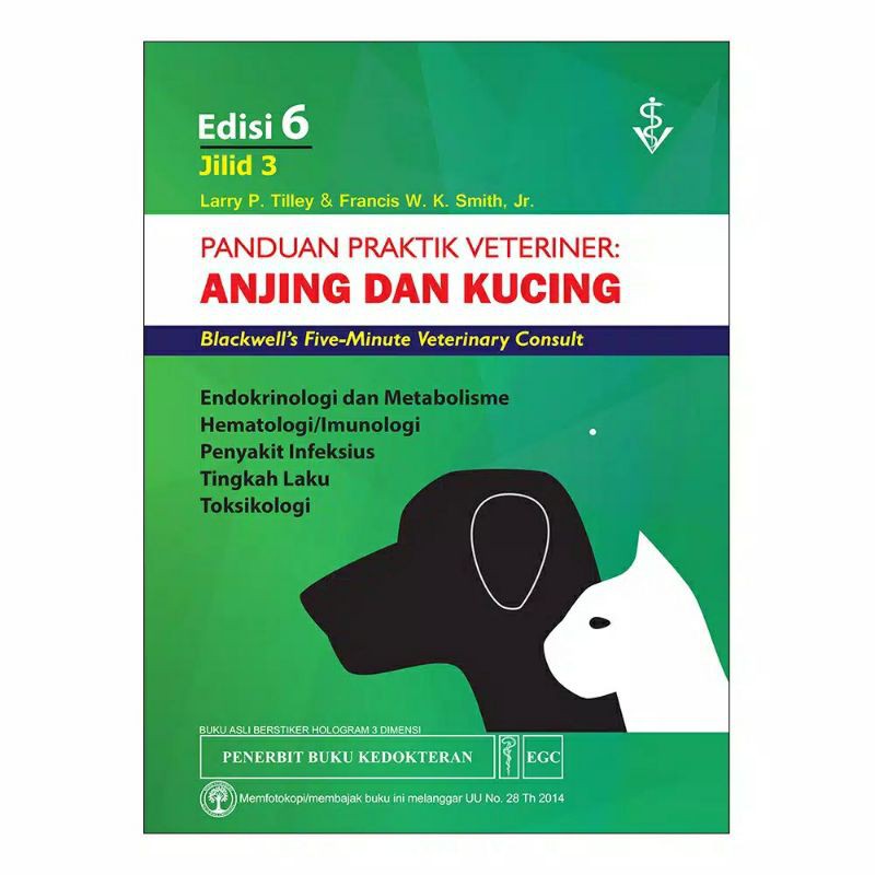 Panduan Praktik Veteriner Anjing dan Kucing Edisi 6 Jilid 3