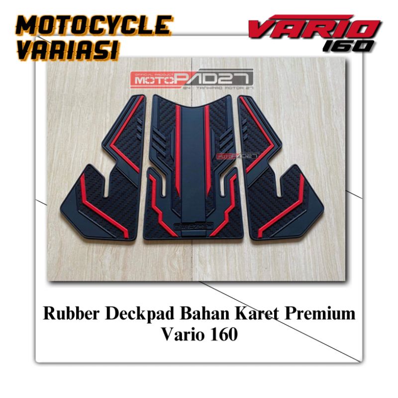 MOTOPAD27 Tankpad Vario 160 Deckpad Vario 160 Rubber Premium