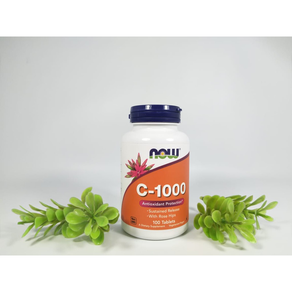 Now Foods, C-1000, 100 Tablets EXP 2025 MURAH TERMURAH