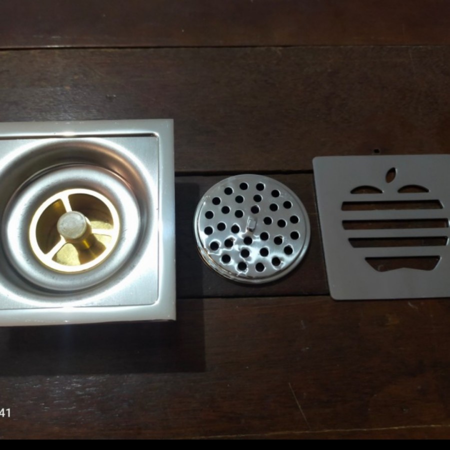 Floor drain Stainless Premium Anti karat / Saringan Got Kamar Mandi APEL