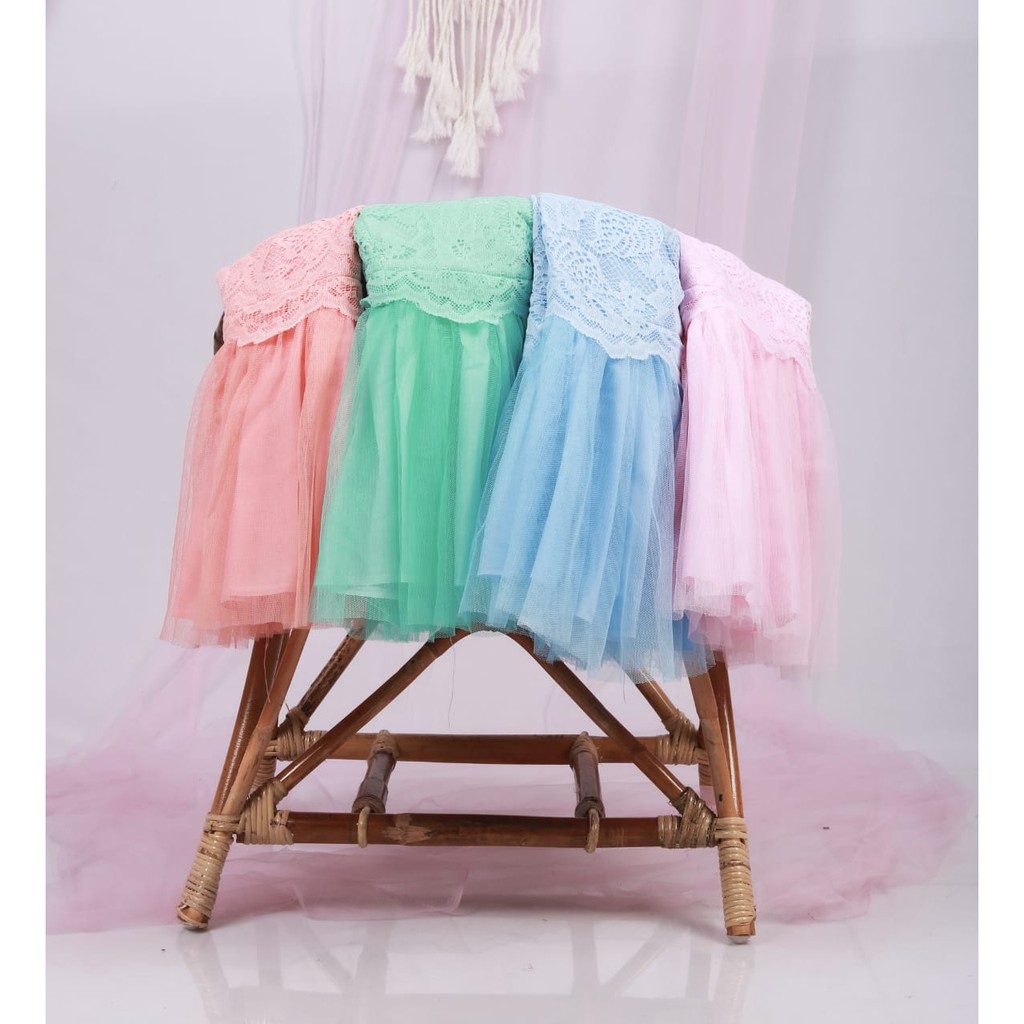 DRESS ANAK MODEL SOFIA TUTU BROKAT // DRESS BROKAT // DRESS ANAK-ANAK I (READY STOK)