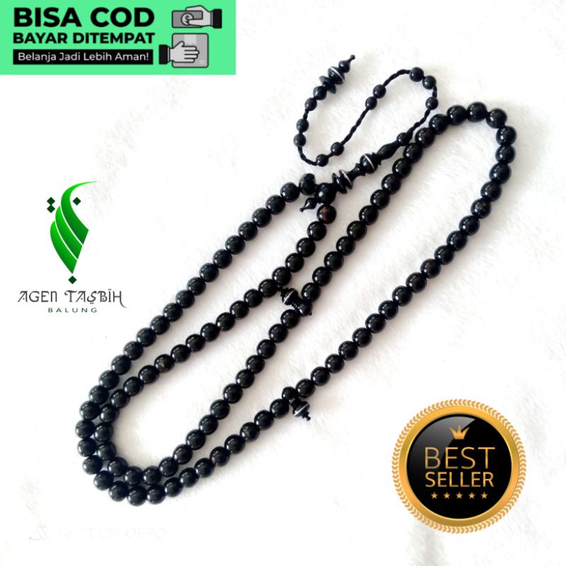 Tasbih Yuser Akar Bahar Alami Super 99 butir Original size 9mm