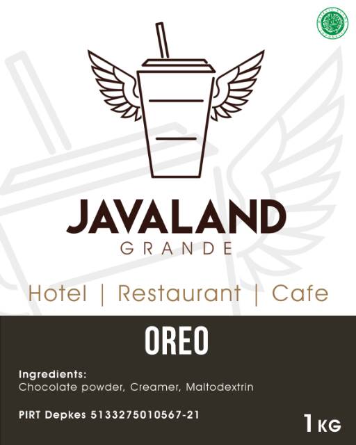 Bubuk Minuman Premium Black Choco Javaland Grande 1kg