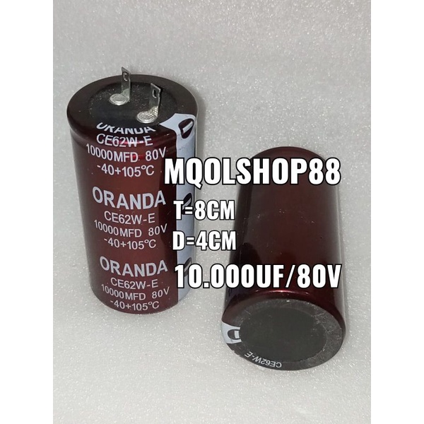 KAPASITOR 10000/80v 10000uf/80v 10000uf 80v Limited elco