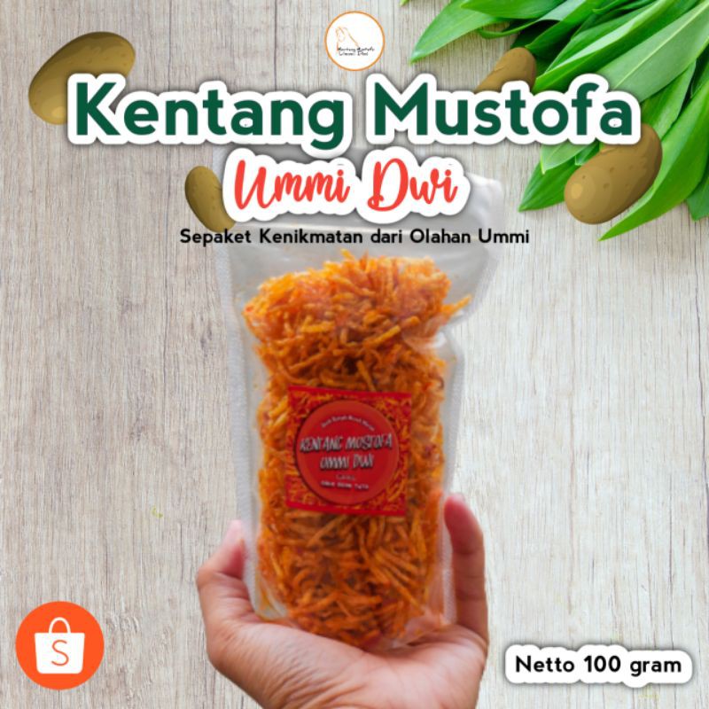 

100 gram - Kentang Mustofa/Balado/Pedas Gurih Renyah Murah - Kentang Mustofa Ummi Dwi