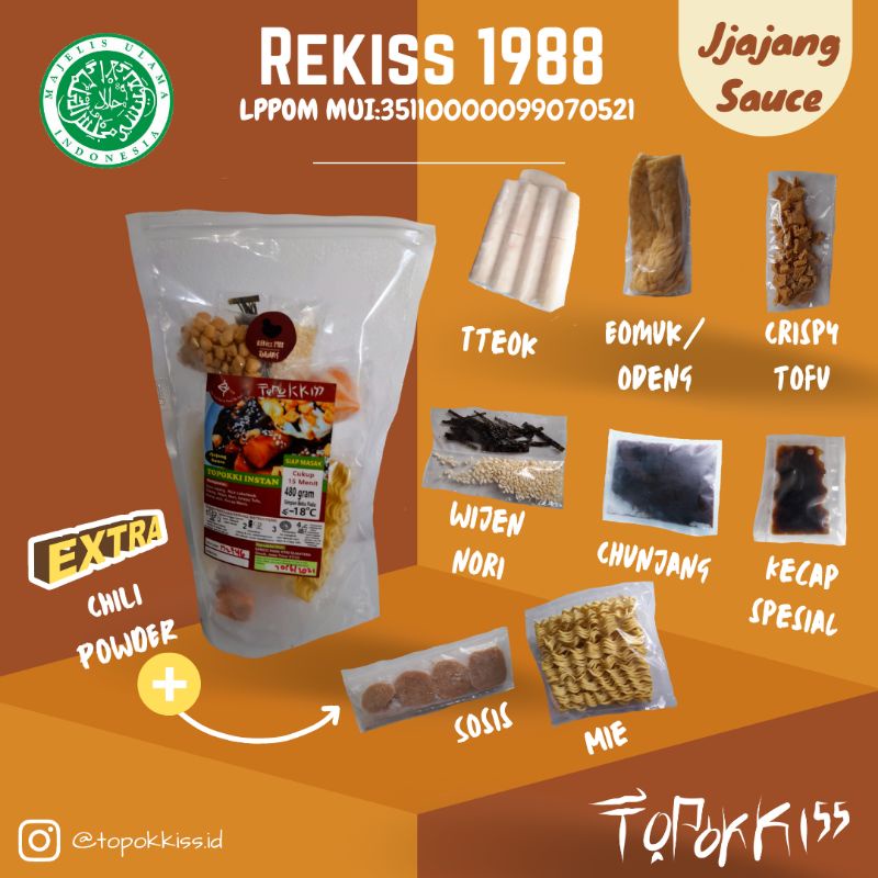 HALAL BLACK TTEOKBOKKI/JJAJANG TTEOKBOKKI/JJANGMEON TTEOKBOKKI/TOPOKKISS/TOPOKKI/TTEOKBOKKI MURAH