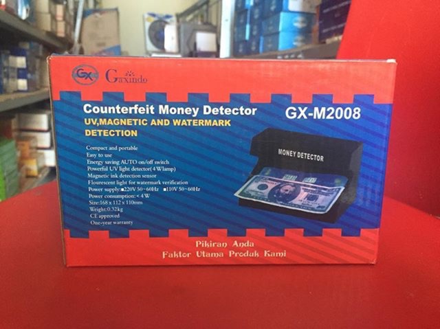 MESIN PENDETEKSI UANG GAXINDO MONEY DETECTOR