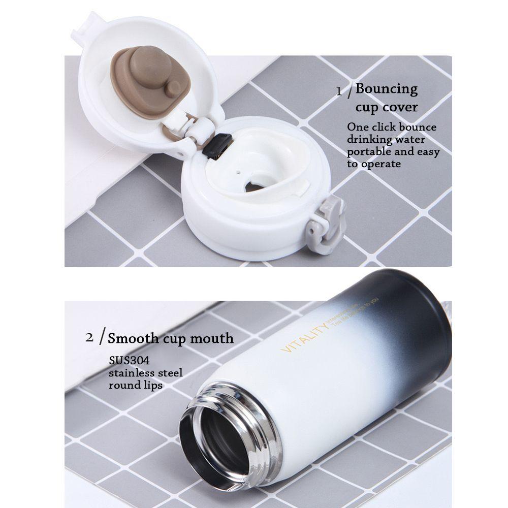 Preva 500ml Thermal Mug Portable Stainless Steel Nordic Gradient Vacuum Cup