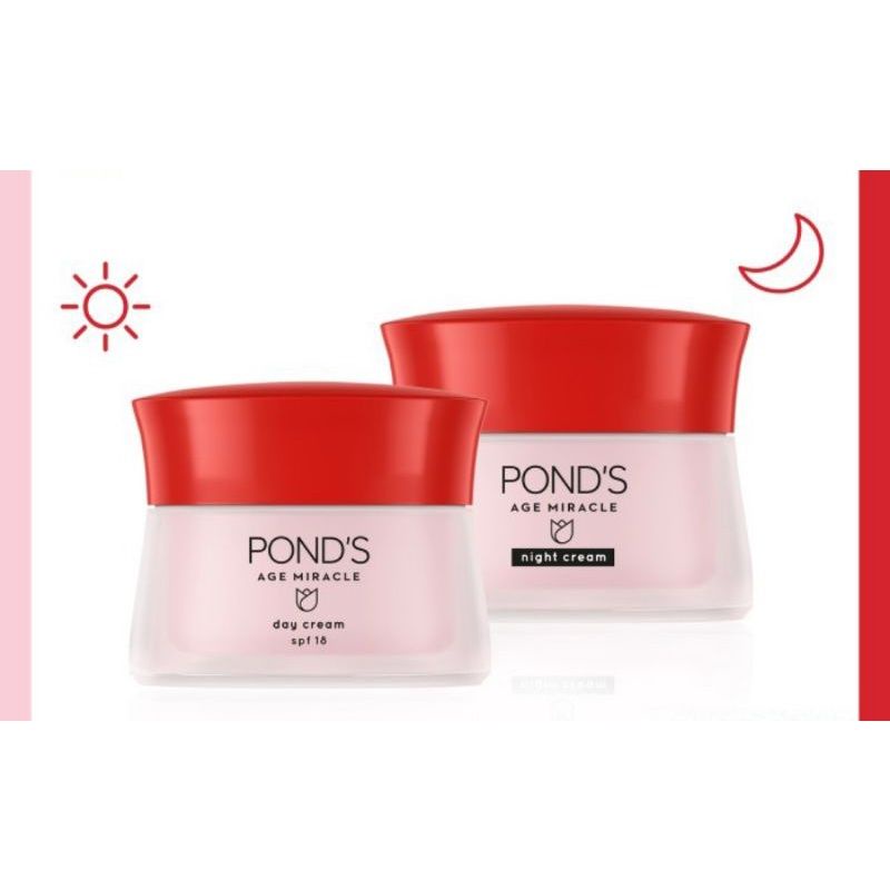 PONDS AGE MIRACLE NIGHT & DAY CREAM 10G - PONDS AGE MIRACLE