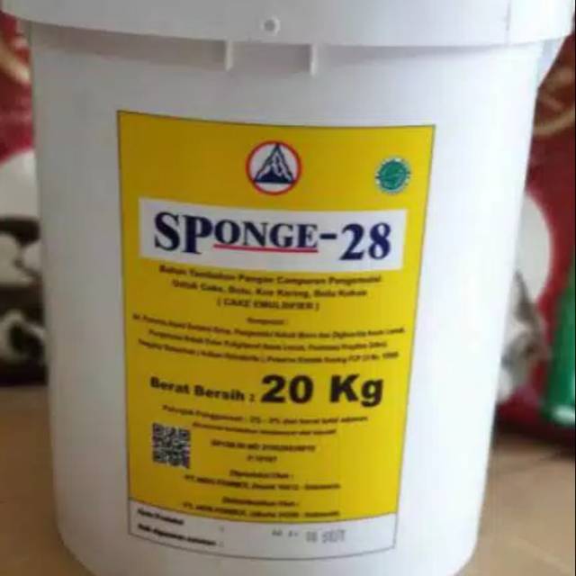 

Sp/pengembang kue/sponge 28/emulsifier