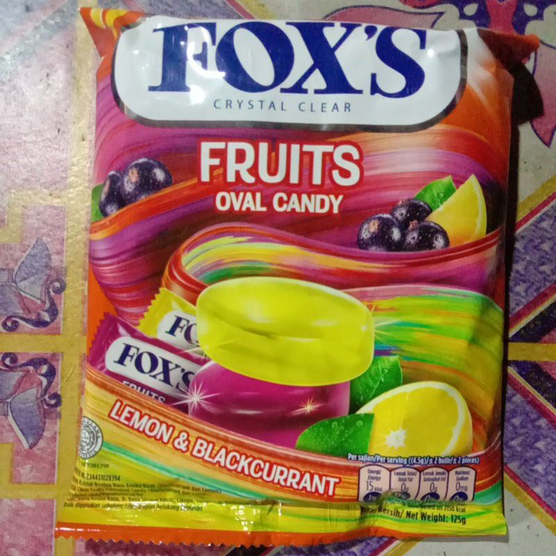 

Fox's fruit bag 125g