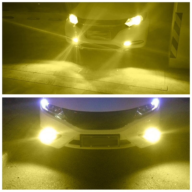 Lampu Kabut Laser LED 110W 24000LM PTF High Low Bi Beam Warna Putih Kuning Untuk Nissan Tiida 2011-2015