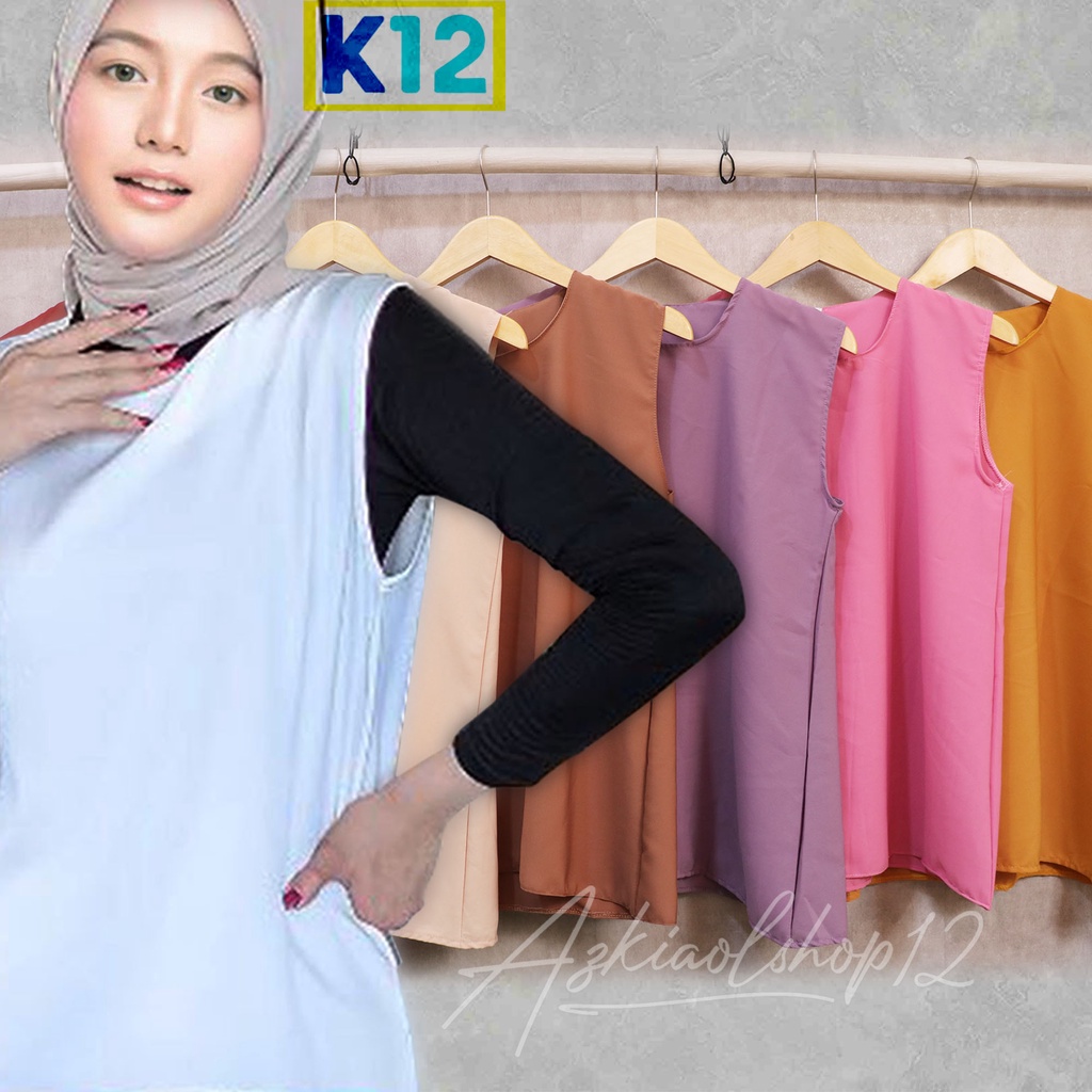 INNER DRESS TANGTOP / BAJU WANITA TANPA LENGAN