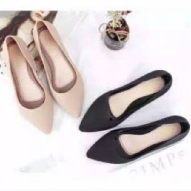 021A Sepatu Jelly Wedges tinggi 4cm