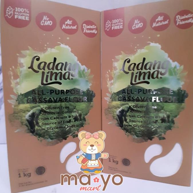 

[[COD]] Ladang Lima Tepung Serbaguna Gluten Free 1kg GRATIS ONGKIR Kode 322