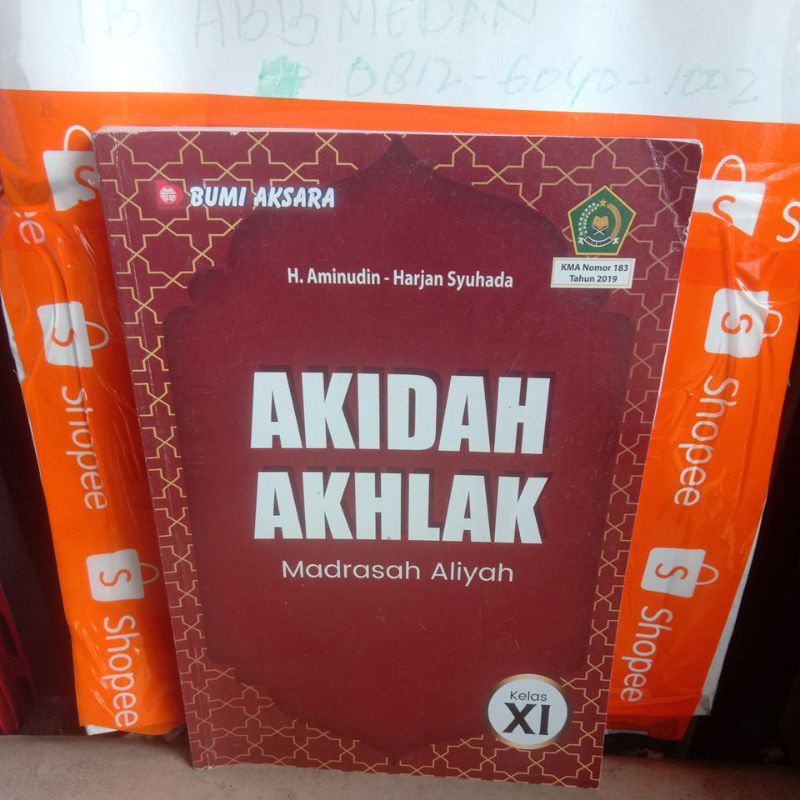 buku akidah akhlak madrasah aliyah kelas 11