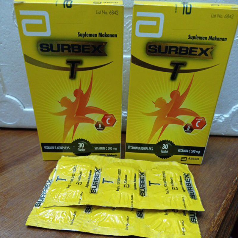 surbex T vitamin c dan vitamin b komplek 1 strip 6 tablet