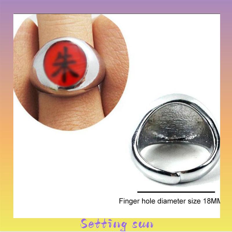 COD✨10 Gaya NARUTO Mainan Cincin akatsuki Cosplay Anime Jepang HOKAGE Akatsuki Ninjaas Sasori Itachi Hidan Deidara Pein