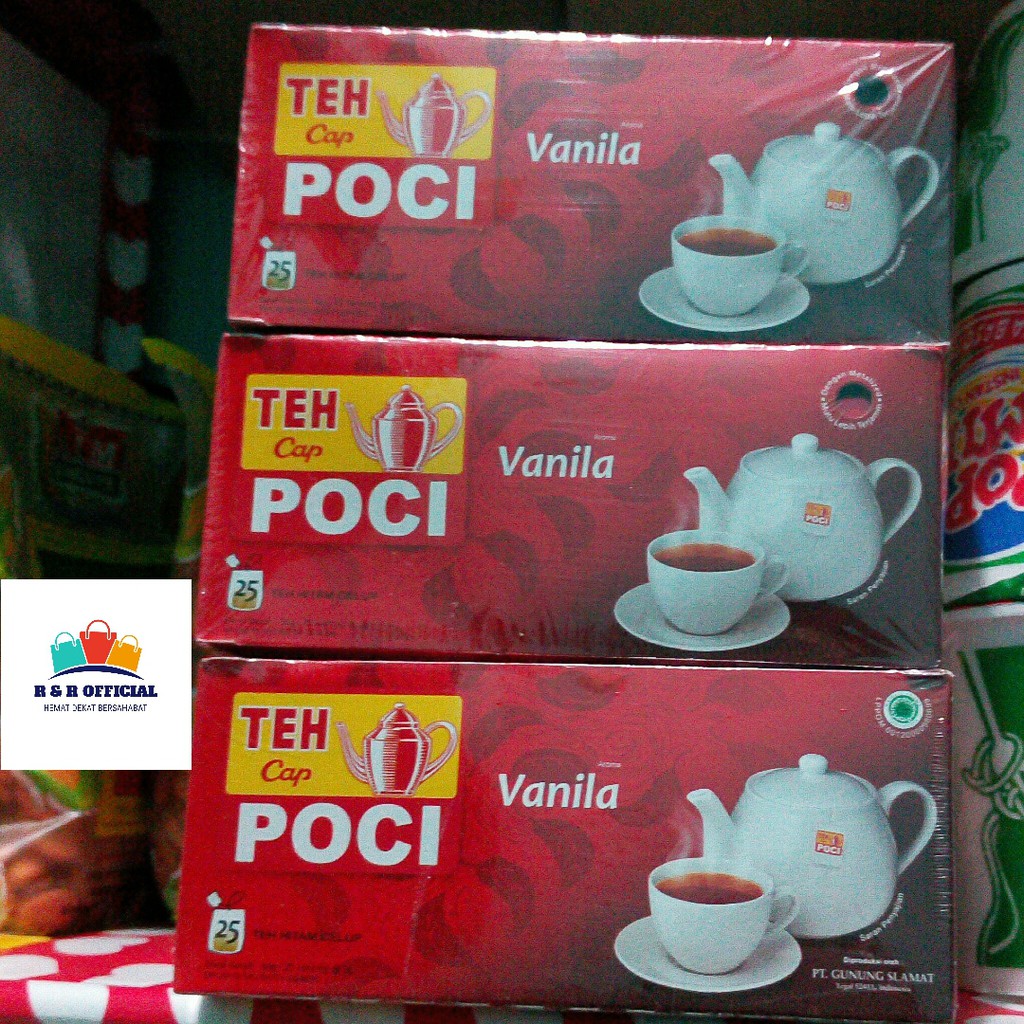 

Poci Teh Celup Vanilla isi 25 × 2gr