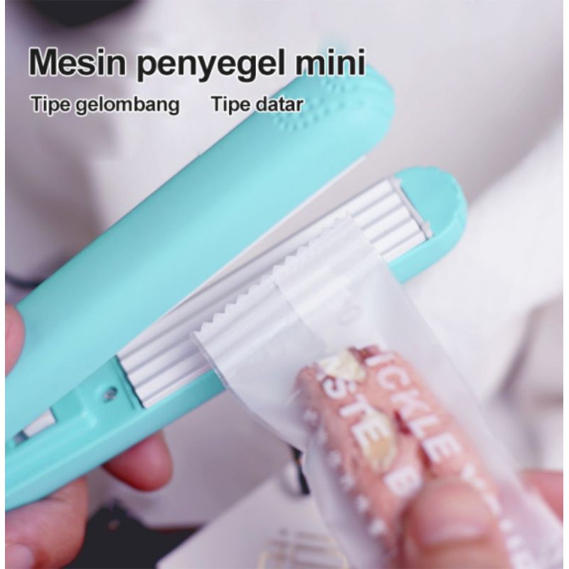 HAND SEALER Alat Mesin Perekat Pelastik Mini Seal Snack Makanan Listrik Murah