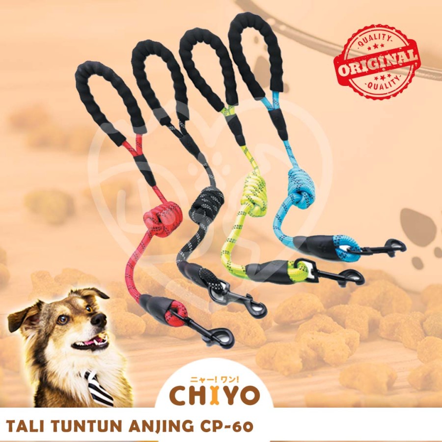 TALI TUNTUN ANJING BESAR CP Reflective Rope Leash L CP60