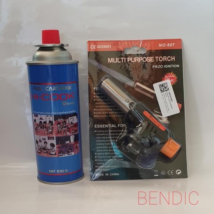 paket gas torch + hi cook