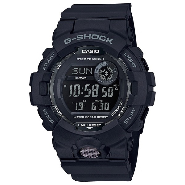 JAM TANGAN PRIA CASIO G-SHOCK GBD-800-1B ORIGINAL - GSHOCK BLUETOOTH GBD800 HITAM