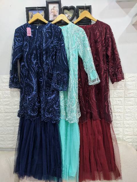 SET KEBAYA GAMIS KAJOL GAMIS TUTU (REALPICT)