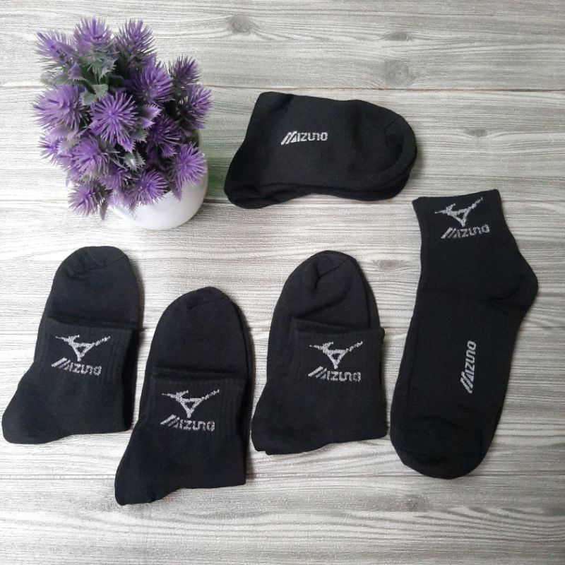 Kaos Kaki Pendek Di Atas Mata Kaki  Olahraga Mizuno sprot hitam. navy
