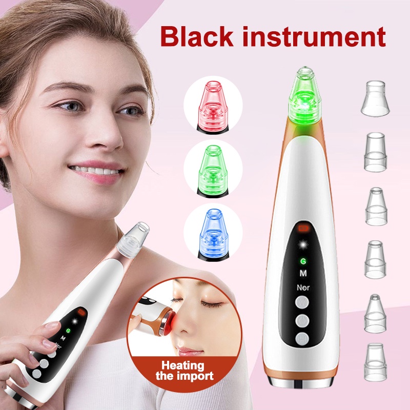 5in1 Alat penyedot komedo/kompres panas/Alat pembersih komedo/Vakum Penyedot Komedo/blackhead remover