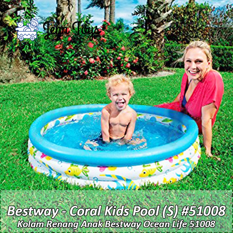 JennToys - Bestway - Kolam Renang Mandi Bola Bestway Coral Kids Pool 51008 51009 51004