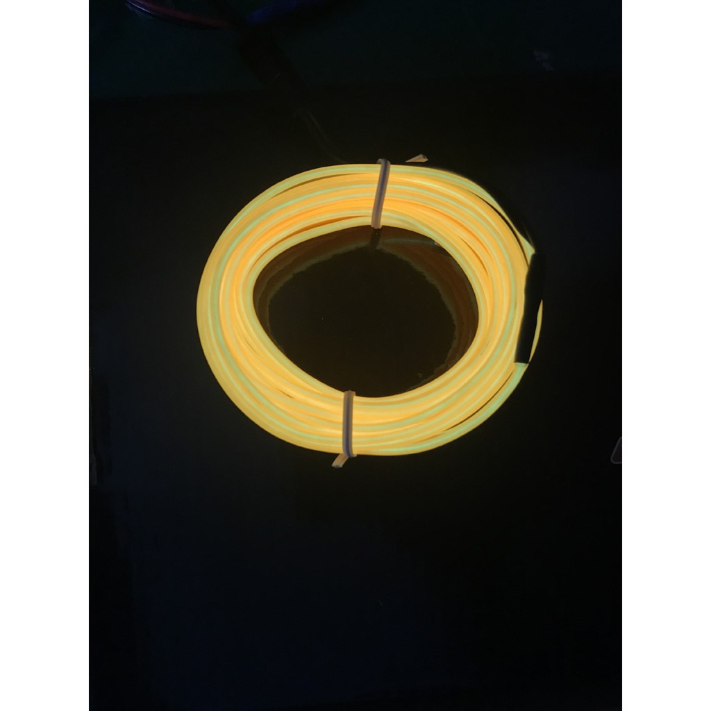 Lampu Strip Neon Led 1m - 5m Warna Kuning Untuk Atmosfir Mobil