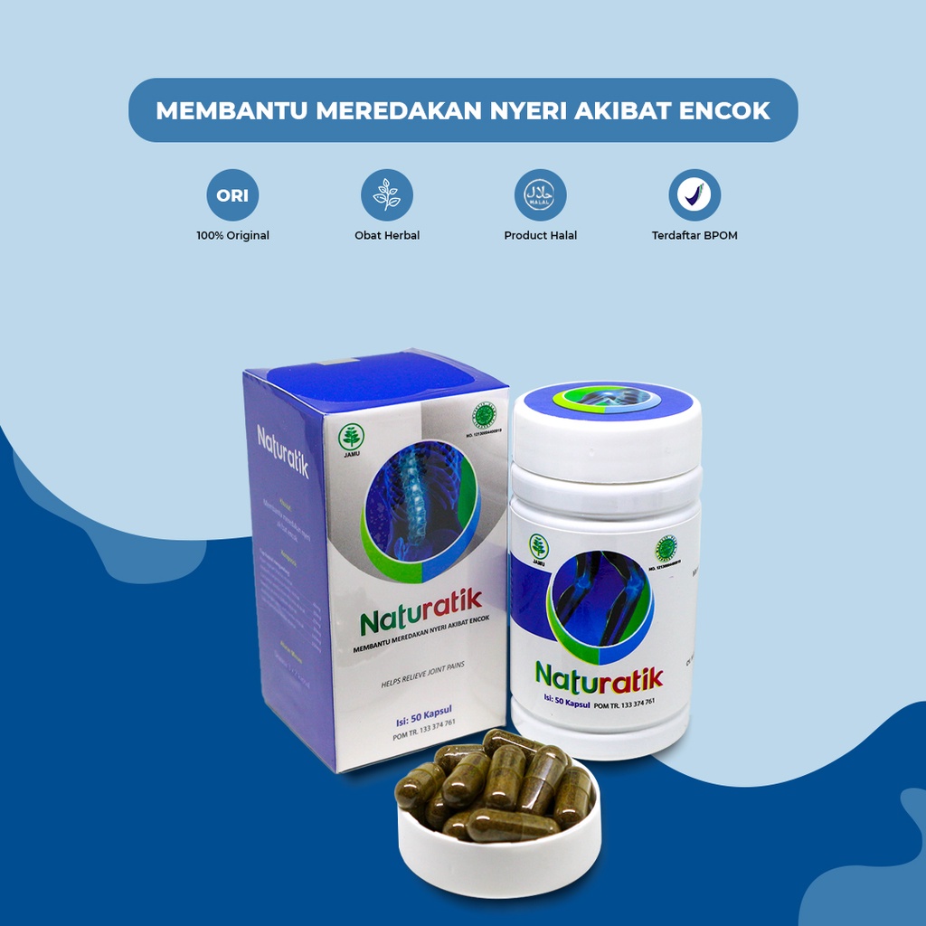 Obat Herbal Redakan Asam Urat Dan Nyeri Sendi Naturatik by Naturafit