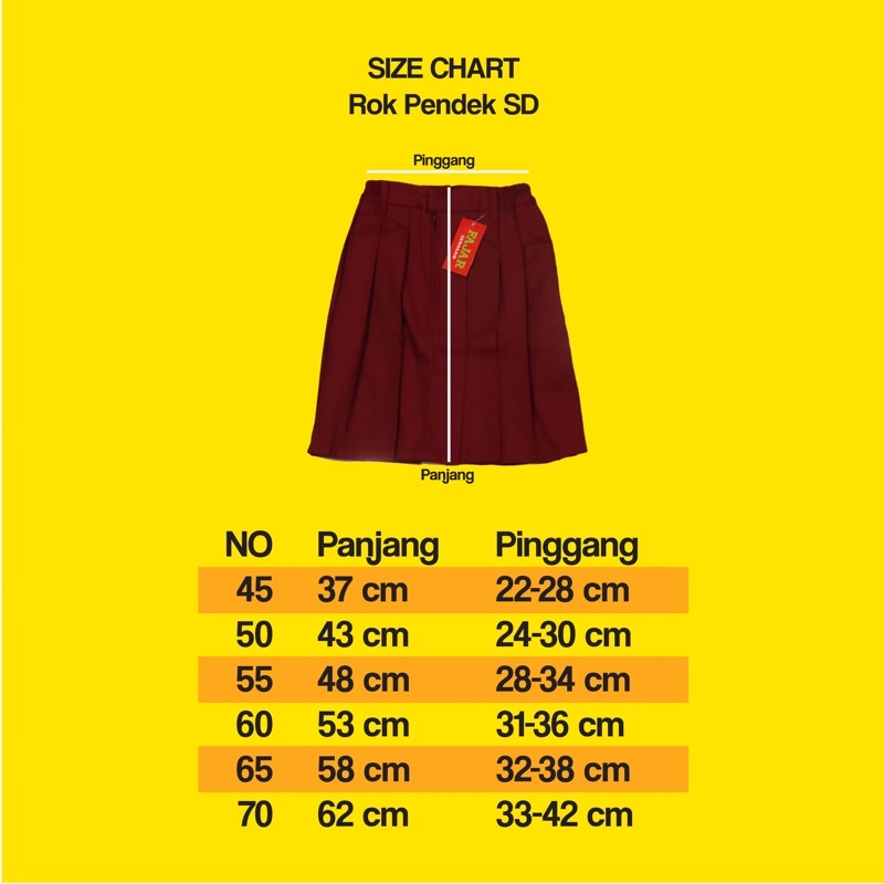 Rok Pendek Pramuka Coklat