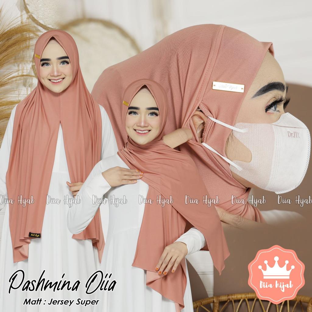 PASHMINA INSTAN / PASTAN POLOS ORI DIIA HIJAB