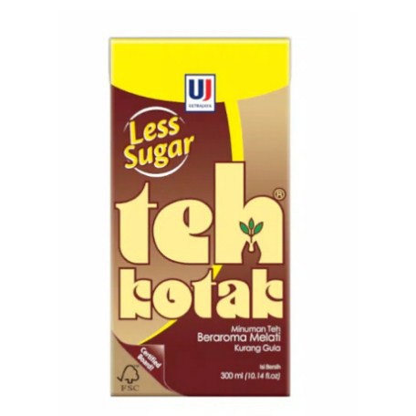 

Teh Kotak Jasmine Less Sugar 300 ml